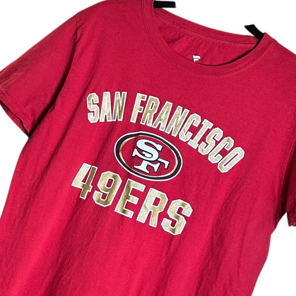 Fanatics Tee Women's M Red NWOT San Francisco 49ers Graphic Football Sportswear